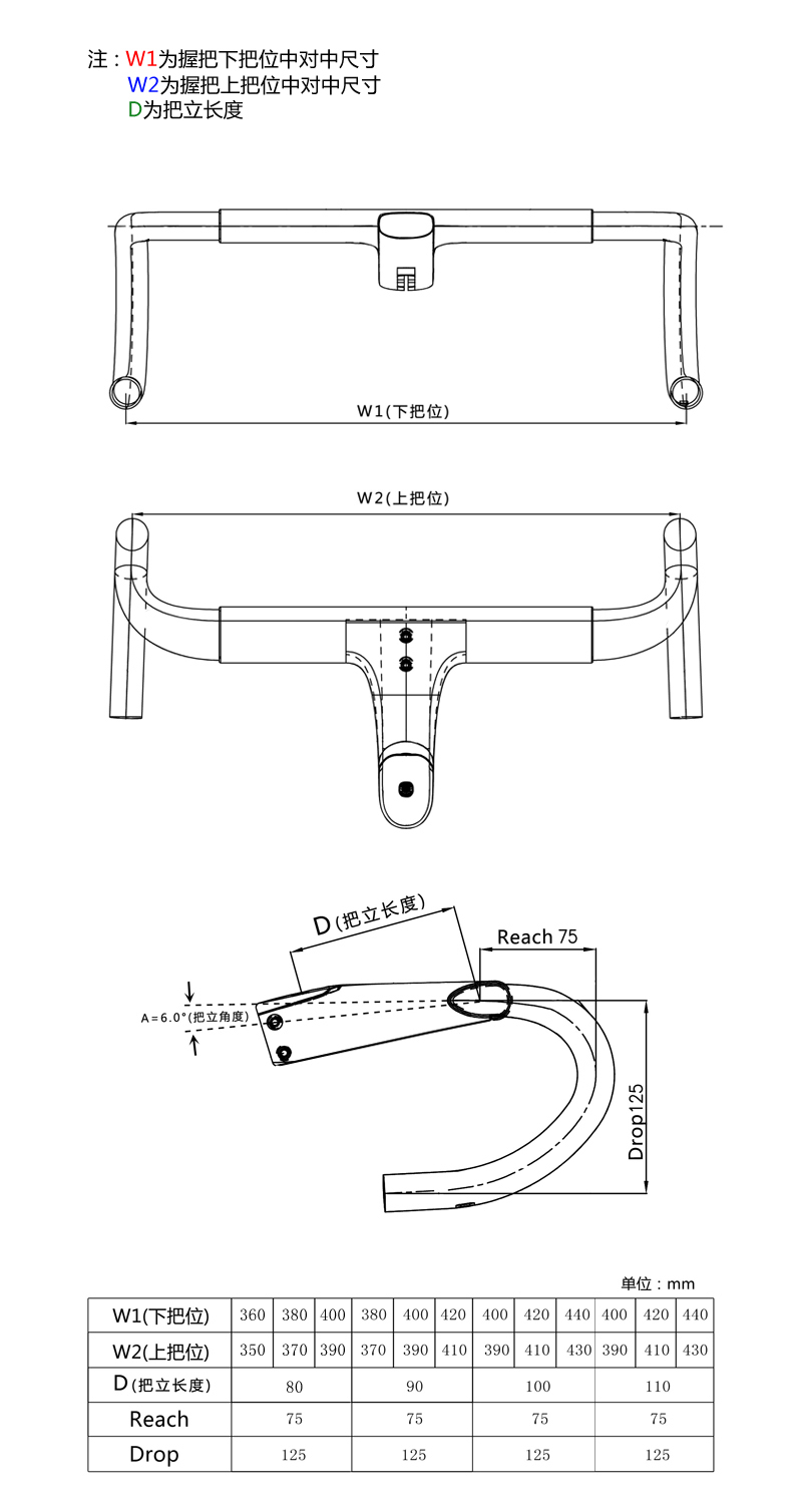 2022 Rolling Stone NEW Classic一体内走线全碳破风把兼容多品牌公路车